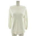 【中古】アイボリーコート ivory court ニット セーター スラッシュドネック 七分袖 アイボリー レディース 【ベクトル 古着】 201012 ベクト...