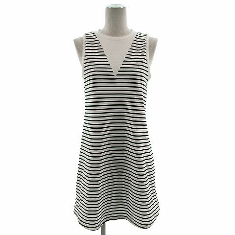 【中古】ザラ トラファルック ZARA Trafaluc ワンピース ひざ丈 ノースリーブ ボーダー ストレッチ ホワイト 白 ブラック 黒 S レディース 【ベクトル 古着】 210209 ベクトルプレミアム店 【中古】ザラ トラファルック ZARA Trafaluc ワンピース ひざ丈 ノースリーブ ボーダー ストレッチ ホワイト 白 ブラック 黒 S レディース 【ベクトル 古着】 210209 ベクトルプレミアム店