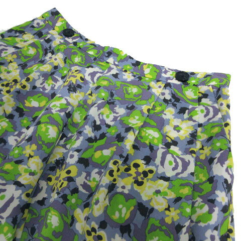 【中古】ブロードゥリー&コー Broderie&Co ナノユニバース パンツ キュロット ショートパンツ 花柄 ライトブルー 水色 マルチカラー 38 レディース 【ベクトル 古着】 220706 vectorpremium-16927223 ブランド古着ベクトルプレミアム店 サンプル画像2