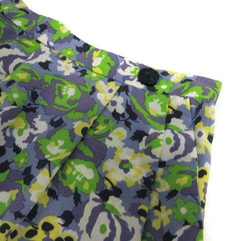 【中古】ブロードゥリー&コー Broderie&Co ナノユニバース パンツ キュロット ショートパンツ 花柄 ライトブルー 水色 マルチカラー 38 レディース 【ベクトル 古着】 220706 vectorpremium-16927223 ブランド古着ベクトルプレミアム店 サンプル画像3