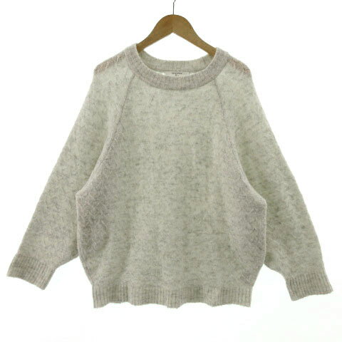 Long-Sleeved Knit - 【中古】サマンサモスモス SM2 blue ニット セーター 長袖 ウール混 オフ白 フリー レディース 【ベクトル 古着】 220610