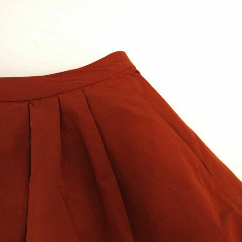 【中古】チェスティ Chesty スカート フレア ひざ丈 オレンジ系 1 レディース 【ベクトル 古着】 221119