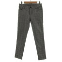 【中古】コムサデモード COMME CA DU MODE パンツ スキニー ストレッチ コットン混 総柄 グレー 7 レディース 【ベクトル 古着】 23041...