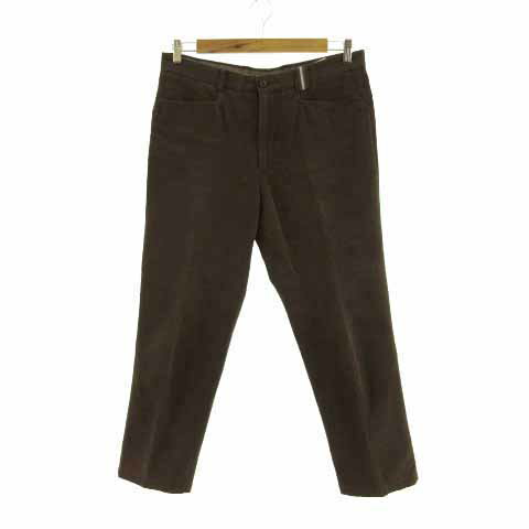 【中古】コルネリアーニ Corneliani パンツ チノパン 厚手 イタリア製 ブラウン 茶 50 メンズ 【ベクトル 古着】 230623 【中古】コルネリアーニ Corneliani パンツ チノパン 厚手 イタリア製 ブラウン 茶 50 メンズ 【ベクトル 古着】 230623