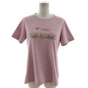 【中古】フォックスファイヤー Foxfire CシールドヤマネティーS/S 8215195 半袖 ロゴプリント 日本製 ピンク系 M レディース 【ベクトル 古...