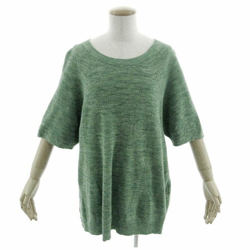 【中古】グリーンレーベルリラクシング ユナイテッドアローズ green label relaxing ニット 半袖 スリ..