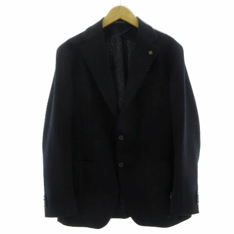 【中古】タリアトーレ TAGLIATORE ジャケット 1SMC22K テーラードカラー シングル 2B イタリア製 コットン混 ヘリンボーン ネイビー 紺 48 メンズ 【ベクトル 古着】 240329 【中古】タリアトーレ TAGLIATORE ジャケット 1SMC22K テーラードカラー シングル 2B イタリア製 コットン混 ヘリンボーン ネイビー 紺 48 メンズ 【ベクトル 古着】 240329