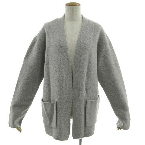 【中古】未使用品 グローバルワーク GLOBAL WORK ブークレノーボタンカーデガン 778491 長袖 羽織り 厚手 グレー M レディース 【ベクトル 古着】 240408 vectorpremium-17904329 ブランド古着ベクトルプレミアム店 パッケージ画像