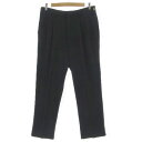 【中古】ダックスゴルフ DAKS GOLF パンツ スラックス タック ロゴ ストレッチ 日本製 ネイビー 紺 94 大きいサイズ メンズ 【ベクトル 古着】 240519
