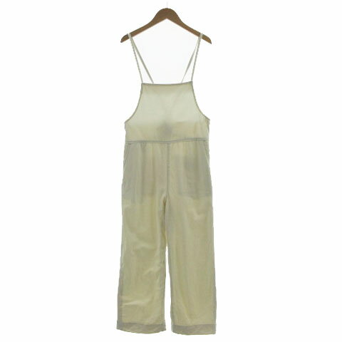 【中古】リー LEE リラックス デニム サロペット オールインワン RELAX SALOPETTE DENIM LL9015 コットン ライトベージュ XS レディース 【ベクトル 古着】 240519