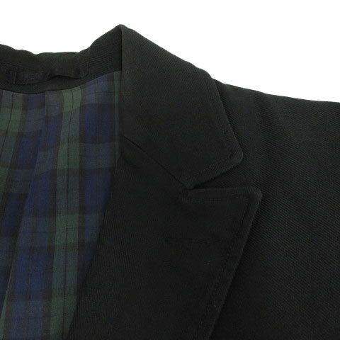 【中古】ジャーナルスタンダード JOURNAL STANDARD ジャケット セミピークドラペル シングル 2B コットン ブラック 黒 L メンズ 【ベクトル 古着】 241113