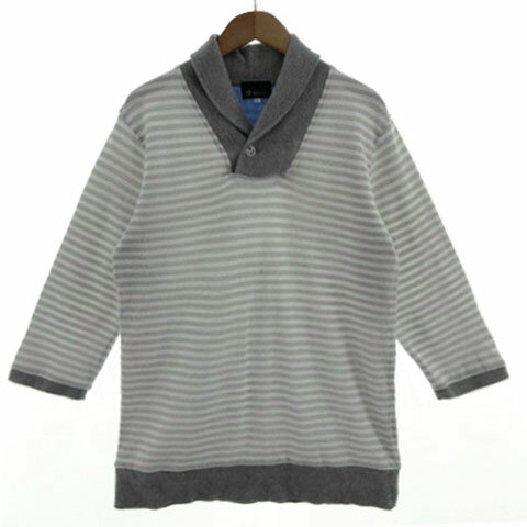 【中古】ティーケーミクスパイス タケオキクチ THE SHOP TK MIXPICE ポロシャツ ショールカラー リブ切..