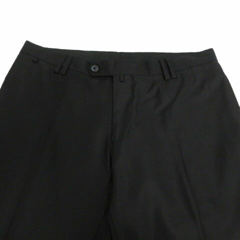 【中古】ケンジ イトウ コムサコレクション KENJI ITO COMME CA COLLECTION シルクブレンドパンツ スラックス ブラック 黒 L メンズ 【ベクトル 古着】 250917