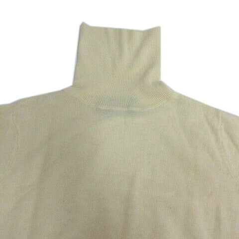 【中古】ナノユニバース nano universe ギャルドローブ garde Robe レーヨンカシミヤタートルネックニット NL61KT4003TN 長袖 裾スリット クリーム色 38 レディース 【ベクトル 古着】 251105 vectorpremium-18706607 ブランド古着ベクトルプレミアム店 サンプル画像3