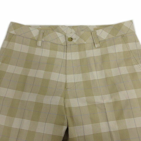 【中古】キャロウェイ CALLAWAY ストレッチグレンチェックパンツ 241-120644 ベー...