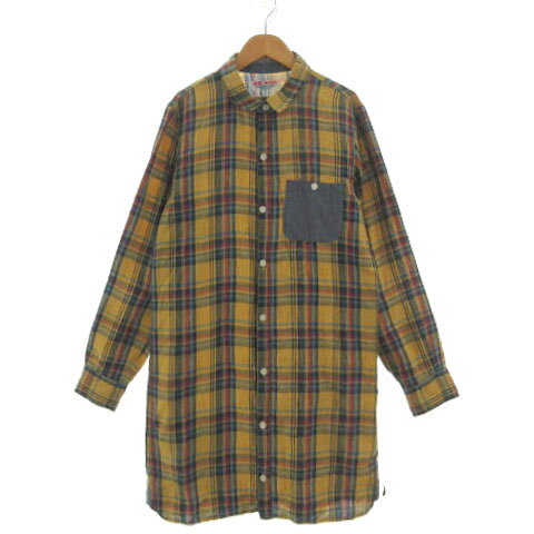 【中古】ワン ウォッシュ ONE WASH リネンチェックシャツワンピース 丸襟 胸ポケ ひざ丈 長袖 日本製 マスタード ネイビー 紺 ブルー 青 レッド 赤 M レディース 【ベクトル 古着】 260703表記サイズM ※実寸サイズをご確認下さい。実寸サイズ肩幅：約38cm　身幅：約48cm　着丈：約89cm　袖丈：約62cm　※実寸サイズに関してはこの商品の出品者の主観で判断しておりますので、カタログや正規のサイズとは多少異なる場合があります。　※商品によってはどうしても若干の誤差が発生してしまいます。 1〜2cmの誤差は予めご了承ください。　素材本体 麻100％ 部分 綿100％色マスタード ネイビー 紺 ブルー 青 レッド 赤 ※色に関してはこの出品者の主観で判断しておりますので、カタログや正規のカラーとは言い回しが異なる場合があります。仕様リネンチェックシャツワンピース 丸襟 胸ポケ ひざ丈 長袖 日本製 フロントボタン留め フロントポケット2つ 後ろ右下にポケットあり状態使用感が少なく、かなり状態の良い商品です。 ※あくまでも中古品ですので掲載写真や記載内容をご確認いただき、ご理解の上ご購入ください。 ※保管時にお品物にシワが入る場合がございます。商品のお問い合わせの回答を休止しております。＊各商品ページの商品詳細等をご確認の上ご購入ください。【中古】ワン ウォッシュ ONE WASH リネンチェックシャツワンピース 丸襟 胸ポケ ひざ丈 長袖 日本製 マスタード ネイビー 紺 ブルー 青 レッド 赤 M レディース 【ベクトル 古着】 260703状態ランク　”A”詳細については、下記および「状態ランクについて」ページをご覧ください。未使用・新品の商品ほぼ新品同様の商品使用感が少なく、かなり状態の良い商品使用感はあるが、傷や汚れの少ない商品使用感の他、傷や汚れが見られる商品かなり大きな傷みがある難あり商品※S〜CランクはUSED品となりますので、使用感をご理解の上でご入札下さい。状態ランクについてinformation表記サイズM ※実寸サイズをご確認下さい。実寸サイズ肩幅：約38cm　身幅：約48cm　着丈：約89cm　袖丈：約62cm　※実寸サイズに関してはこの商品の出品者の主観で判断しておりますので、カタログや正規のサイズとは多少異なる場合があります。　※商品によってはどうしても若干の誤差が発生してしまいます。 1〜2cmの誤差は予めご了承ください。　素材本体 麻100％ 部分 綿100％色マスタード ネイビー 紺 ブルー 青 レッド 赤 ※色に関してはこの出品者の主観で判断しておりますので、カタログや正規のカラーとは言い回しが異なる場合があります。仕様リネンチェックシャツワンピース 丸襟 胸ポケ ひざ丈 長袖 日本製 フロントボタン留め フロントポケット2つ 後ろ右下にポケットあり状態使用感が少なく、かなり状態の良い商品です。 ※あくまでも中古品ですので掲載写真や記載内容をご確認いただき、ご理解の上ご購入ください。 ※保管時にお品物にシワが入る場合がございます。商品のお問い合わせの回答を休止しております。＊各商品ページの商品詳細等をご確認の上ご購入ください。本商品は一点物です他サイトや店舗にて販売している商品です。多少のお時間差にて欠品になることもございます。予めご了承頂ますようお願い致します。ベクトル・サイズガイドはこちらこの商品と同じブランドの商品を見る