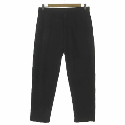 【中古】タケオキクチ TAKEO KIKUCHI CARREMAN ストレッチワイドスラックス 170-74101 ブラック 黒 L メンズ 【ベクトル 古着】 260427