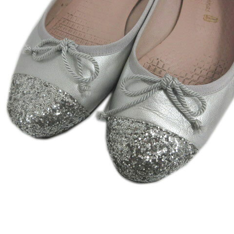 【中古】プリティバレリーナ Pretty Ballerinas グリッターキャップバレエシューズ...