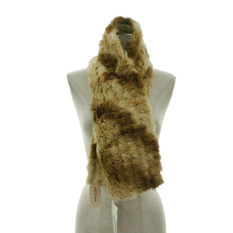 【中古】セルジオヴェント Sergio Vento ティペット マフラー フェイクファー イタ...