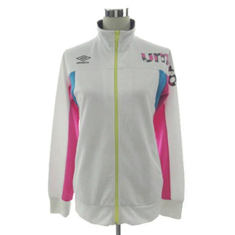 【中古】アンブロ UMBRO トラックトップ ジャージジャケット UMWLJF10AP スタンドカラー ロゴプリント メッシュ切替え ホワイト 白 ピンク ブルー系 イエロー 黄色 L レディース 【ベクトル 古着】 260711ブランドアンブロ UMBRO表記サイズL ※実寸サイズをご確認下さい。 胸囲 86 身長 165実寸サイズ身幅：約49cm　着丈：約68cm　ゆき丈：約84cm　※実寸サイズに関してはこの商品の出品者の主観で判断しておりますので、カタログや正規のサイズとは多少異なる場合があります。　※商品によってはどうしても若干の誤差が発生してしまいます。 1〜2cmの誤差は予めご了承ください。　素材本体 ポリエステル100％ 袖口 ポリエステル95％ ポリウレタン5％色ホワイト 白 ピンク ブルー系 青系 イエロー 黄色 ※色に関してはこの出品者の主観で判断しておりますので、カタログや正規のカラーとは言い回しが異なる場合があります。仕様切替カラーがオシャレなジャージジャケット。 トラックトップ ジャージジャケット UMWLJF10AP スタンドカラー ロゴプリント メッシュ切替え ジップアップ フロントポケット2つ 胸ポケット、内ポケットなし状態目立ったダメージはなく、問題なくご使用いただける商品です。 ※あくまでも中古品ですので掲載写真や記載内容をご確認いただき、ご理解の上ご購入ください。 ※保管時にお品物にシワが入る場合がございます。商品のお問い合わせの回答を休止しております。＊各商品ページの商品詳細等をご確認の上ご購入ください。【中古】アンブロ UMBRO トラックトップ ジャージジャケット UMWLJF10AP スタンドカラー ロゴプリント メッシュ切替え ホワイト 白 ピンク ブルー系 イエロー 黄色 L レディース 【ベクトル 古着】 260711状態ランク　”AB”詳細については、下記および「状態ランクについて」ページをご覧ください。未使用・新品の商品ほぼ新品同様の商品使用感が少なく、かなり状態の良い商品使用感はあるが、傷や汚れの少ない商品使用感の他、傷や汚れが見られる商品かなり大きな傷みがある難あり商品※S〜CランクはUSED品となりますので、使用感をご理解の上でご入札下さい。状態ランクについてinformationブランドアンブロ UMBRO表記サイズL ※実寸サイズをご確認下さい。 胸囲 86 身長 165実寸サイズ身幅：約49cm　着丈：約68cm　ゆき丈：約84cm　※実寸サイズに関してはこの商品の出品者の主観で判断しておりますので、カタログや正規のサイズとは多少異なる場合があります。　※商品によってはどうしても若干の誤差が発生してしまいます。 1〜2cmの誤差は予めご了承ください。　素材本体 ポリエステル100％ 袖口 ポリエステル95％ ポリウレタン5％色ホワイト 白 ピンク ブルー系 青系 イエロー 黄色 ※色に関してはこの出品者の主観で判断しておりますので、カタログや正規のカラーとは言い回しが異なる場合があります。仕様切替カラーがオシャレなジャージジャケット。 トラックトップ ジャージジャケット UMWLJF10AP スタンドカラー ロゴプリント メッシュ切替え ジップアップ フロントポケット2つ 胸ポケット、内ポケットなし状態目立ったダメージはなく、問題なくご使用いただける商品です。 ※あくまでも中古品ですので掲載写真や記載内容をご確認いただき、ご理解の上ご購入ください。 ※保管時にお品物にシワが入る場合がございます。商品のお問い合わせの回答を休止しております。＊各商品ページの商品詳細等をご確認の上ご購入ください。本商品は一点物です他サイトや店舗にて販売している商品です。多少のお時間差にて欠品になることもございます。予めご了承頂ますようお願い致します。ベクトル・サイズガイドはこちらこの商品と同じブランドの商品を見る