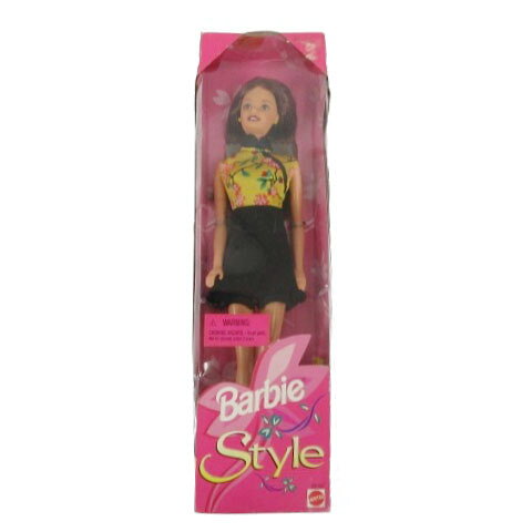【中古】未使用品 未開封 バービースタイルブルネットスタイルドール Barbie Style Brunette Doll 1998年ヴィンテージ バービー人形 【ベクトル 古着】 260807