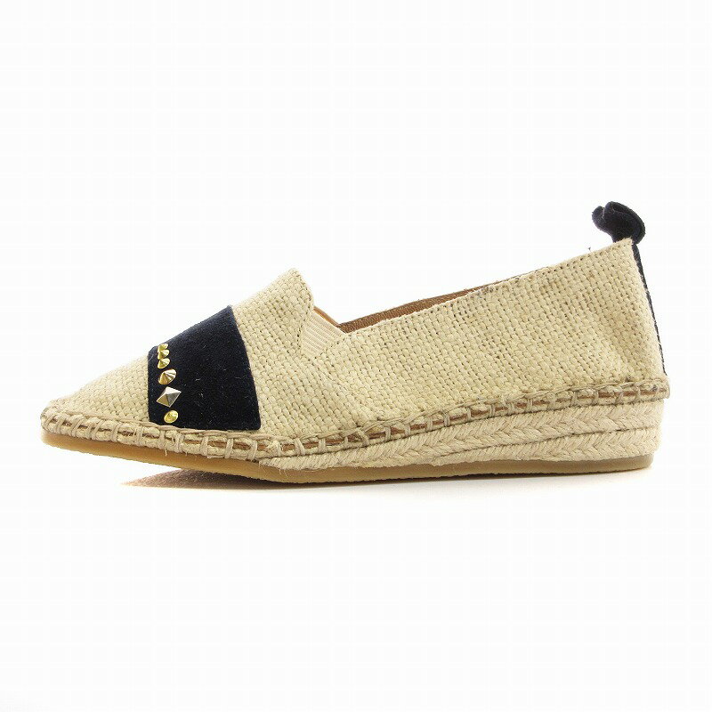 【中古】未使用品 センソユニコ Senso unico MIC Project d'edier タグ付き スリッポン エスパドリーユ..