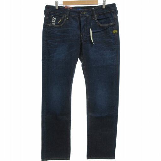 【中古】未使用品 ジースターロウ G-Star RAW タグ付き ATTACC LOW STRAIGHT LEXICON DENIM DK AGED デニムパンツ ジーンズ ストレート ボタンフライ W33 W32 L 濃紺 ネイビー 50625 /SS7 0928 ●TZ メンズ 【ベクトル 古着】 240928 【中古】未使用品 ジースターロウ G-Star RAW タグ付き ATTACC LOW STRAIGHT LEXICON DENIM DK AGED デニムパンツ ジーンズ ストレート ボタンフライ W33 W32 L 濃紺 ネイビー 50625 /SS7 0928 ●TZ メンズ 【ベクトル 古着】 240928