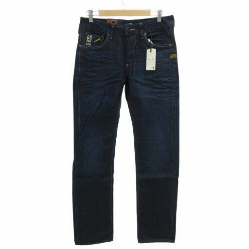 【中古】未使用品 ジースターロウ G-Star RAW タグ付き ATTACC LOW STRAIGHT LEXICON DENIM DK AGED デニムパンツ ジーンズ ストレート ボタンフライ W30 W34 M 濃紺 ネイビー 50625 /FT23 0927 ●TZ メンズ 【ベクトル 古着】 240927 【中古】未使用品 ジースターロウ G-Star RAW タグ付き ATTACC LOW STRAIGHT LEXICON DENIM DK AGED デニムパンツ ジーンズ ストレート ボタンフライ W30 W34 M 濃紺 ネイビー 50625 /FT23 0927 ●TZ メンズ 【ベクトル 古着】 240927