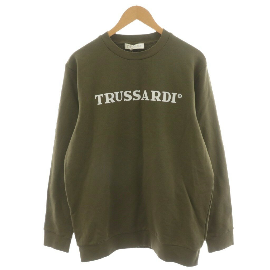☆20%割引☆TRUSSARDI JEANS ホワイト　トレーナー　48 ☆30%以上割引☆TRUSSARDI JEANS ホワイト トレーナー 48