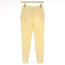 【中古】セオリーリュクス theory luxe SAXONY CAROL 22AW スラックスパンツ ジップフライ ウール 38 M アイボリー /KQ ■MU レディース 【ベクトル 古着】 240621
