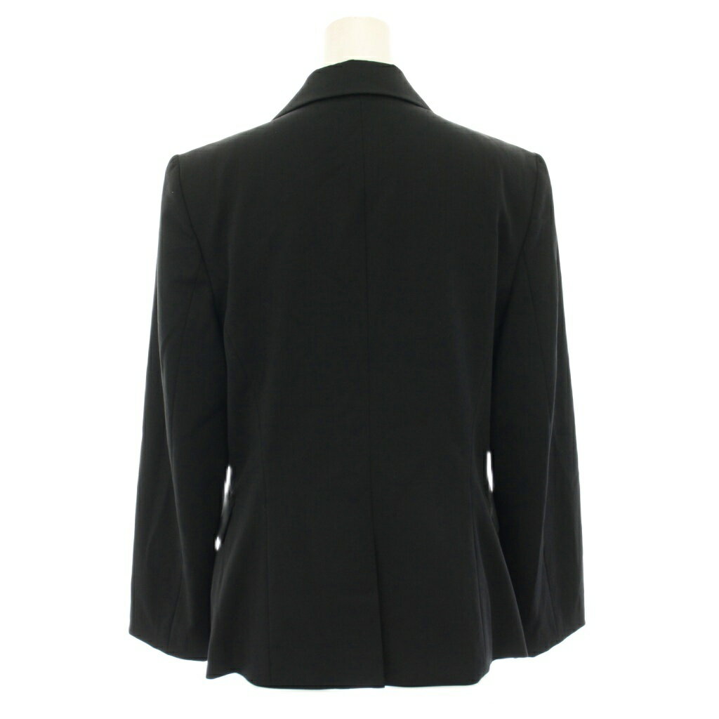 【中古】アンタイトル UNTITLED スーツ セットアップ 上下 テーラードジャケット シングル スカート ひざ丈 タイト 3 黒 ブラック /YT ■BM レディース 【ベクトル 古着】 250918