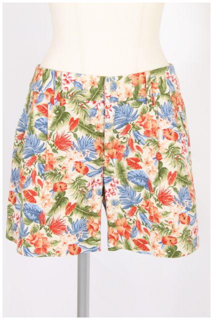 Linen, Hemp - 【中古】スピック&スパン Spick&Span 花柄 ショート パンツ /TK レディース 【ベクトル 古着】 190302 ブランド古着ベクトルプレミアム店