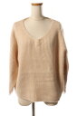 【中古】 スピック&スパン ノーブル Spick&Span Noble 18AW アンゴラシャギーカタアゼVネックプルオーバーニット /tk0401 レディース 【ベクトル 古着】 190401(4)