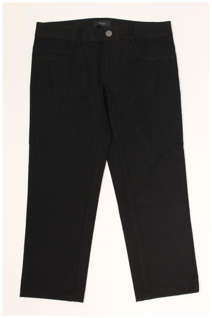 【中古】 ジョセフ JOSEPH JEANNOT GABARDINE STRETCH パンツ クロップド 36 黒 ブラック /tk0402 レディース 【ベクトル 古着】 190402 1