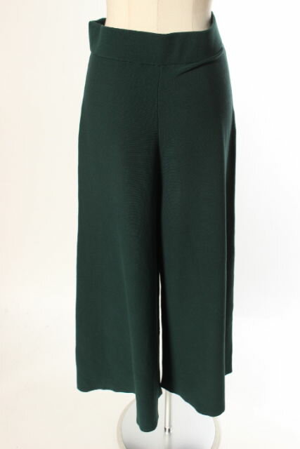 【中古】 アドーア ADORE 18AW ハイライト ワイド パンツ ニット 38 緑 グリーン /ts0415 レディース 【ベクトル 古着】 190421