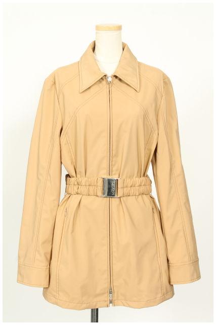 【中古】 マックス&コー MAX&CO. ステンカラー ジップ コート /fy0419 レディース 【ベクトル 古着】 190419