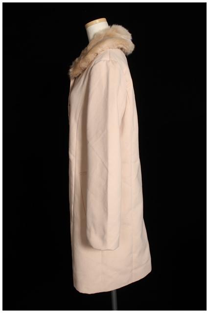 【中古】 イング INGNI フェイクファー付 Aライン コート aan0425 レディース 【ベクトル 古着】 190506