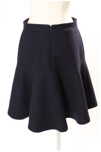 【中古】 23区 オンワード樫山 vingt-trois ウール フレア スカート /mm0514 レディース 【ベクトル 古着】 190520