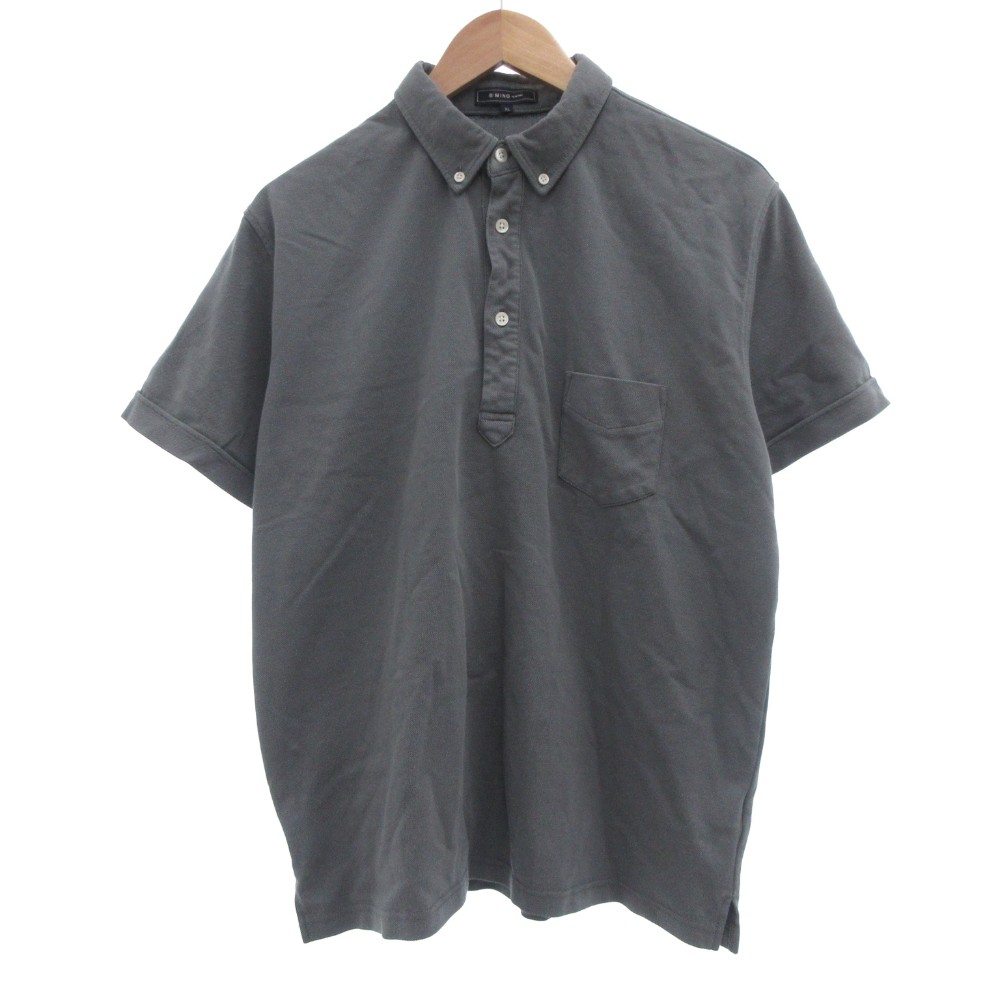 【中古】ビーミングバイビームス B:MING LIFE STORE by BEAMS ポロシャツ 鹿の子 半袖 XL グレー /JS ■GY66 メンズ 【ベクトル 古着】 260130