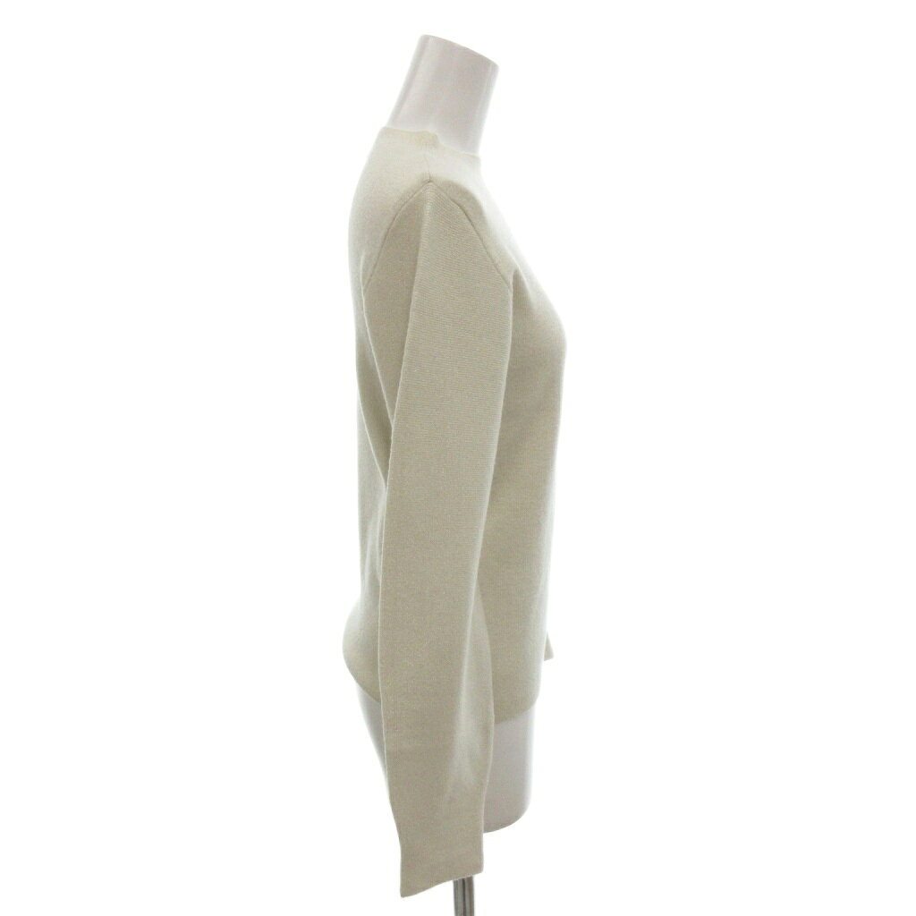 【中古】オペークドットクリップ OPAQUE.CLIP カットソー 34 アイボリー 無地 ボートネック 長袖 /TL ■ECF004 レディース 【ベクトル 古着】 260508 - 3