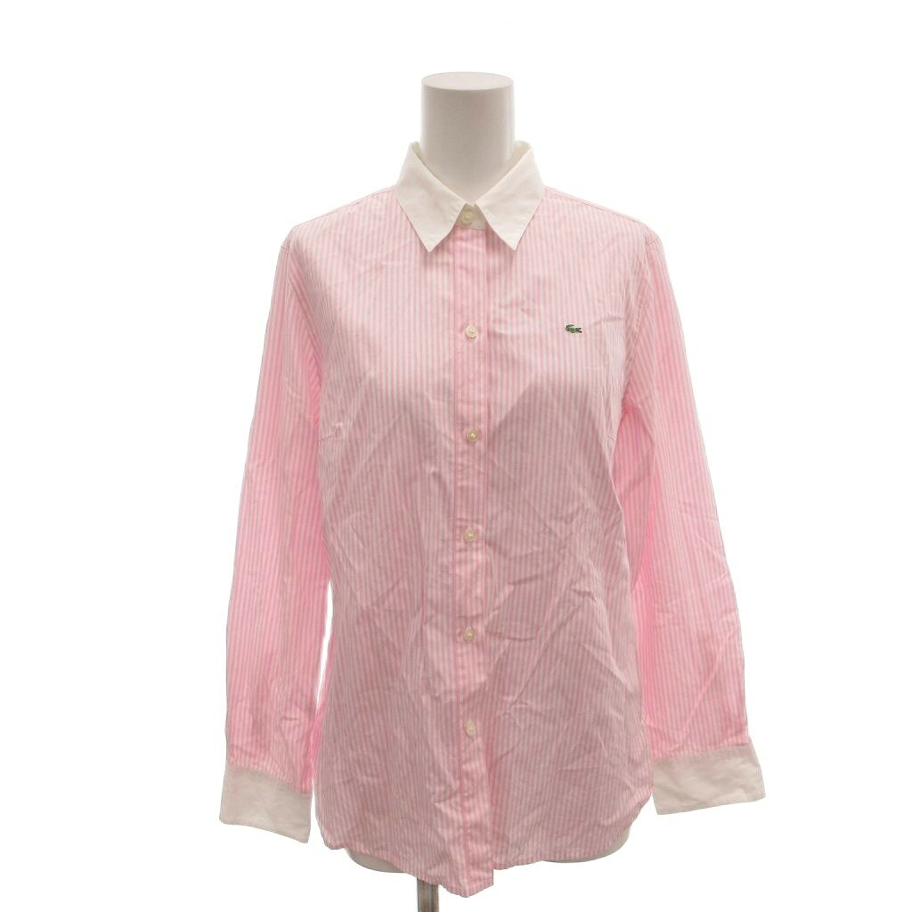 【中古】ラコステ LACOSTE シャツ ブ�