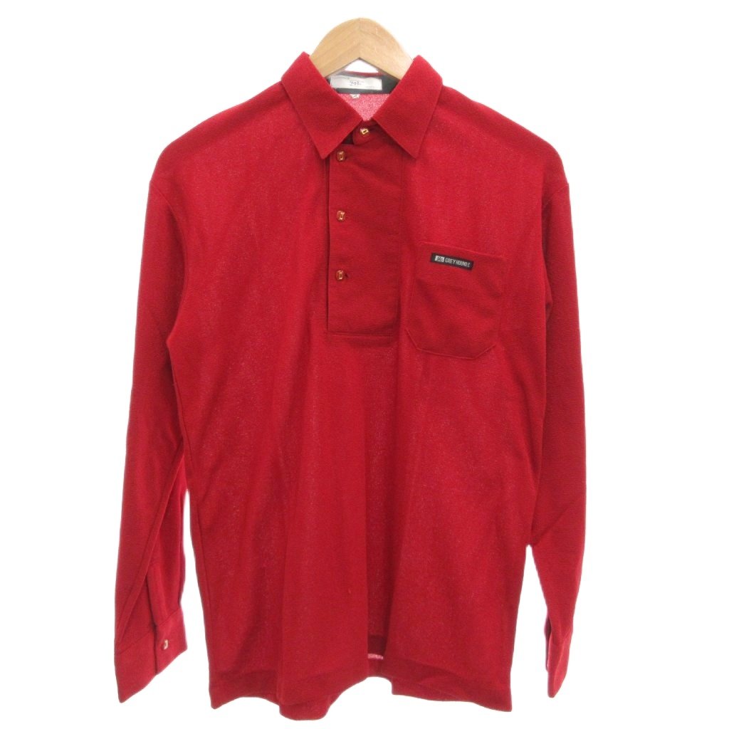 【中古】MK FASHION ポロシャツ M 赤 レッド 長袖 レギュラーカラー 胸ポケット /SC ■ECF005 メンズ 【ベクトル 古着】 260515表記サイズM実寸サイズ肩幅：47cm　身幅：53cm　着丈：72cm　袖丈：56cm　　素材ポリエステル色赤 レッド 状態・表身頃 下部 糸飛びあり ・裏身頃 下部 複数 糸飛びあり その他に目立ったダメージはなく、問題なくご使用いただける商品です。 ※あくまでも中古品ですので掲載写真や記載内容をご確認いただき、ご理解の上ご購入ください。付属品付属品なし、写真に写っている物が全てです。備考代理店表記なし こちらのお品物は店舗で保管しておらず、店頭販売出来かねます。（※お取り寄せも出来かねます） 品番:ECF005商品のお問い合わせの回答を休止しております。＊各商品ページの商品詳細等をご確認の上ご購入ください。【中古】MK FASHION ポロシャツ M 赤 レッド 長袖 レギュラーカラー 胸ポケット /SC ■ECF005 メンズ 【ベクトル 古着】 260515状態ランク　”AB”詳細については、下記および「状態ランクについて」ページをご覧ください。未使用・新品の商品ほぼ新品同様の商品使用感が少なく、かなり状態の良い商品使用感はあるが、傷や汚れの少ない商品使用感の他、傷や汚れが見られる商品かなり大きな傷みがある難あり商品※S〜CランクはUSED品となりますので、使用感をご理解の上でご入札下さい。状態ランクについてinformation表記サイズM実寸サイズ肩幅：47cm　身幅：53cm　着丈：72cm　袖丈：56cm　　素材ポリエステル色赤 レッド 状態・表身頃 下部 糸飛びあり ・裏身頃 下部 複数 糸飛びあり その他に目立ったダメージはなく、問題なくご使用いただける商品です。 ※あくまでも中古品ですので掲載写真や記載内容をご確認いただき、ご理解の上ご購入ください。付属品付属品なし、写真に写っている物が全てです。備考代理店表記なし こちらのお品物は店舗で保管しておらず、店頭販売出来かねます。（※お取り寄せも出来かねます） 品番:ECF005商品のお問い合わせの回答を休止しております。＊各商品ページの商品詳細等をご確認の上ご購入ください。本商品は一点物です他サイトや店舗にて販売している商品です。多少のお時間差にて欠品になることもございます。予めご了承頂ますようお願い致します。ベクトル・サイズガイドはこちらこの商品と同じブランドの商品を見る