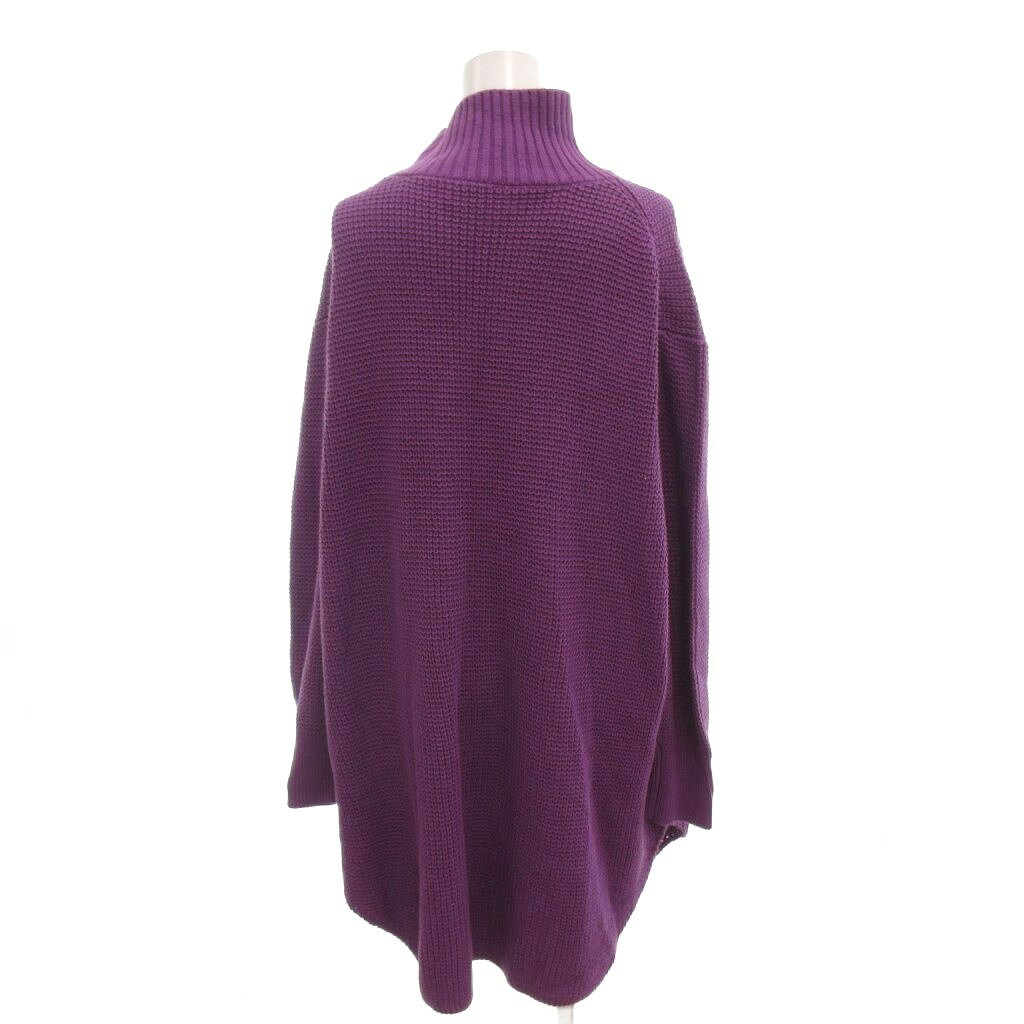 【中古】未使用品 ミラオーウェン Mila Owen 美品 ニット セーター カシミヤ 1 紫 パープル タートルネック オーバーサイズ 長袖 ワッフル編み /MX ■ECG005 レディース 【ベクトル 古着】 260527 vectorpremium-19152414 ブランド古着ベクトルプレミアム店 サンプル画像2