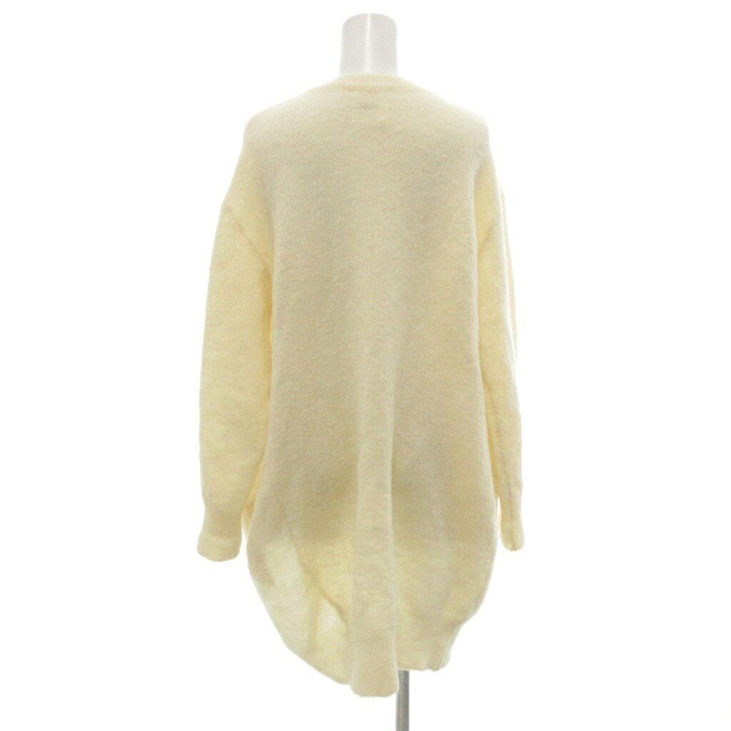 【中古】ミラオーウェン Mila Owen ニットガウン 長袖 セーター 羽織 F 白 ホワイト モヘア混 /JI ■ECG007 レディース 【ベクトル 古着】 260713 vectorpremium-19269975 ブランド古着ベクトルプレミアム店 サンプル画像2