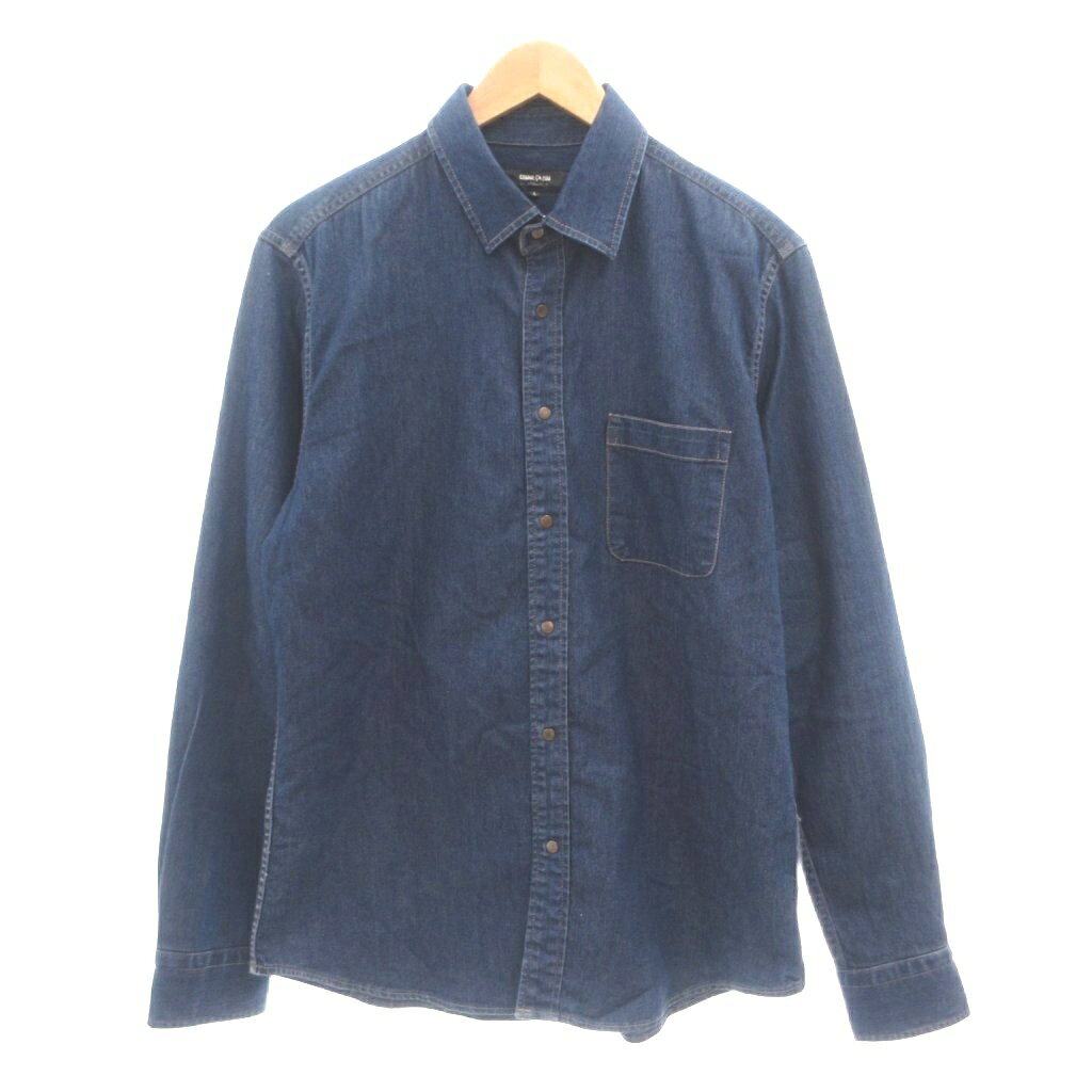 【中古】コムサイズム COMME CA ISM 美品 デニムシャツ 長袖 パッチポケット レギュラーカラー L インディゴブルー /OB メンズ 【ベクトル 古着】 260714ブランドコムサイズム COMME CA ISM表記サイズL実寸サイズ肩幅：43cm　身幅：50cm　着丈：71cm　袖丈：62cm　　素材綿、ポリエステル、ポリウレタン色インディゴブルー状態使用感が少なく、かなり状態の良い商品です。 ※あくまでも中古品ですので掲載写真や記載内容をご確認いただき、ご理解の上ご購入ください。付属品付属品なし、写真に写っている物が全てです。備考（株）ファイブフォックス こちらのお品物は店舗で保管しておらず、店頭販売出来かねます。（※お取り寄せも出来かねます）商品のお問い合わせの回答を休止しております。＊各商品ページの商品詳細等をご確認の上ご購入ください。【中古】コムサイズム COMME CA ISM 美品 デニムシャツ 長袖 パッチポケット レギュラーカラー L インディゴブルー /OB メンズ 【ベクトル 古着】 260714状態ランク　”A”詳細については、下記および「状態ランクについて」ページをご覧ください。未使用・新品の商品ほぼ新品同様の商品使用感が少なく、かなり状態の良い商品使用感はあるが、傷や汚れの少ない商品使用感の他、傷や汚れが見られる商品かなり大きな傷みがある難あり商品※S〜CランクはUSED品となりますので、使用感をご理解の上でご入札下さい。状態ランクについてinformationブランドコムサイズム COMME CA ISM表記サイズL実寸サイズ肩幅：43cm　身幅：50cm　着丈：71cm　袖丈：62cm　　素材綿、ポリエステル、ポリウレタン色インディゴブルー状態使用感が少なく、かなり状態の良い商品です。 ※あくまでも中古品ですので掲載写真や記載内容をご確認いただき、ご理解の上ご購入ください。付属品付属品なし、写真に写っている物が全てです。備考（株）ファイブフォックス こちらのお品物は店舗で保管しておらず、店頭販売出来かねます。（※お取り寄せも出来かねます）商品のお問い合わせの回答を休止しております。＊各商品ページの商品詳細等をご確認の上ご購入ください。本商品は一点物です他サイトや店舗にて販売している商品です。多少のお時間差にて欠品になることもございます。予めご了承頂ますようお願い致します。ベクトル・サイズガイドはこちらこの商品と同じブランドの商品を見る