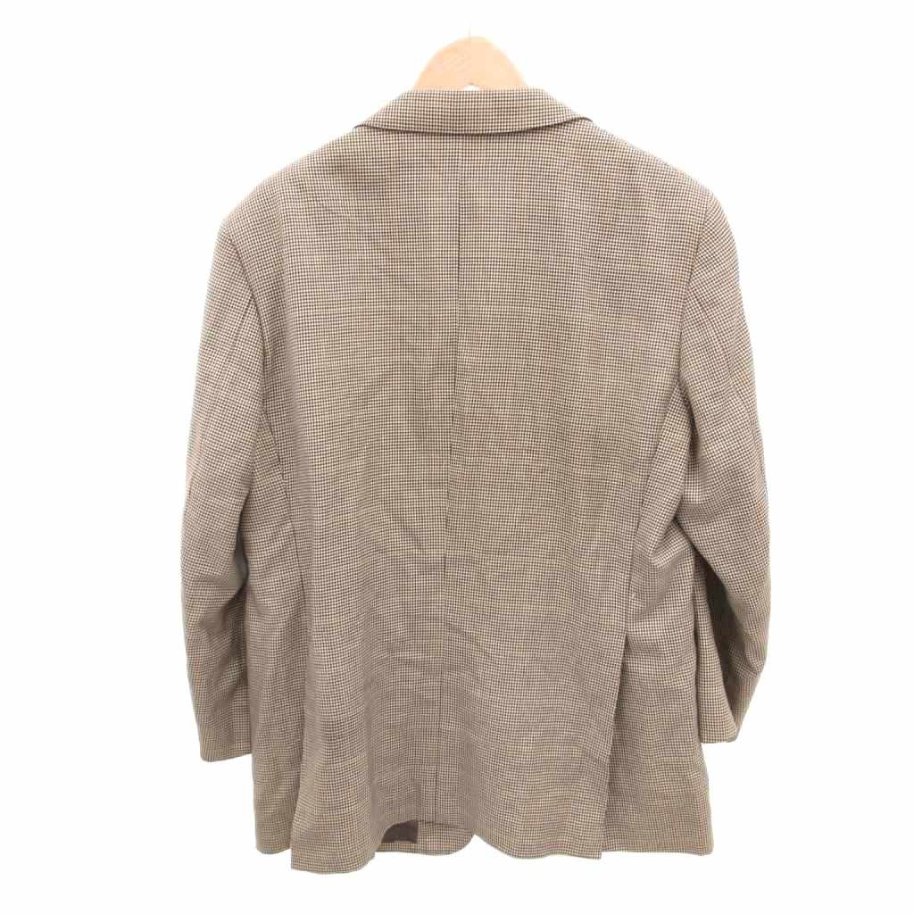 中古 バーバリー ロンドン BURBERRY LONDON テーラードジャケット グレー チェック柄 シングルブレスト 絹 シル vectorpremium-19362430 ブランド古着ベクトルプレミアム店 サンプル画像2