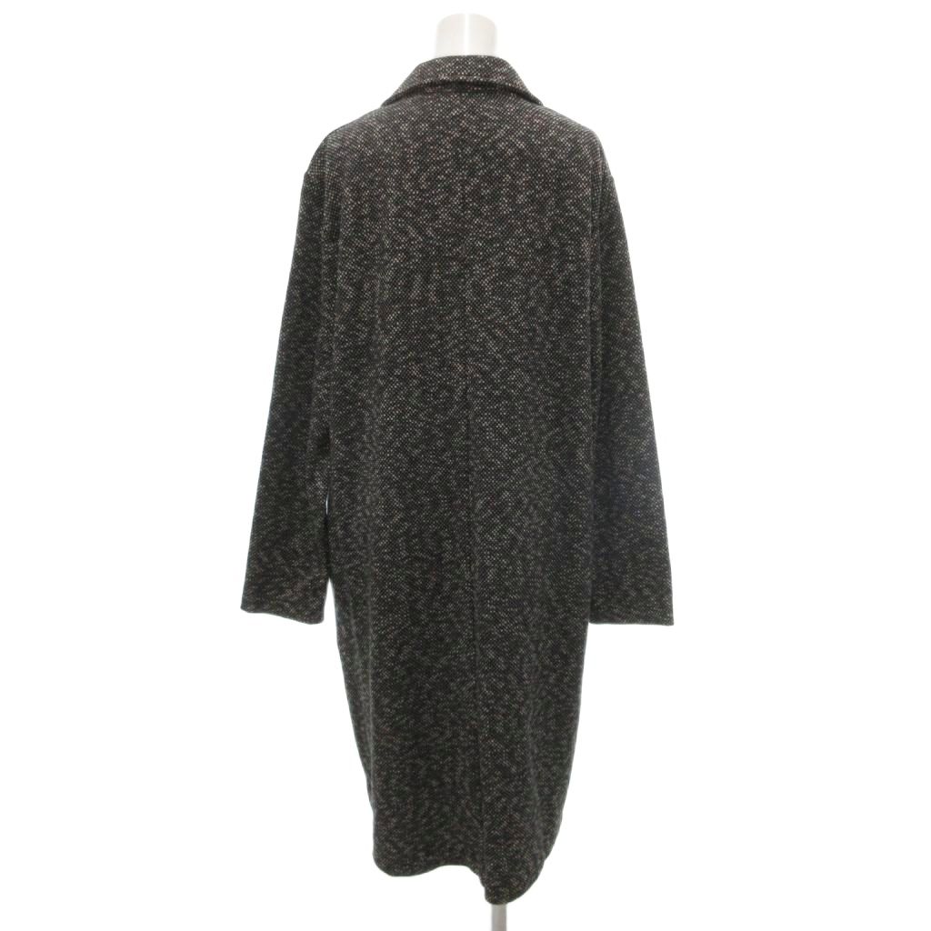 【中古】グローバルワーク GLOBAL WORK ロング ショップコート 薄手 L グレー ごま塩 ゆったりサイズ /JI ■ECF008 レディース 【ベクトル 古着】 260825 vectorpremium-19385355 ブランド古着ベクトルプレミアム店 サンプル画像2