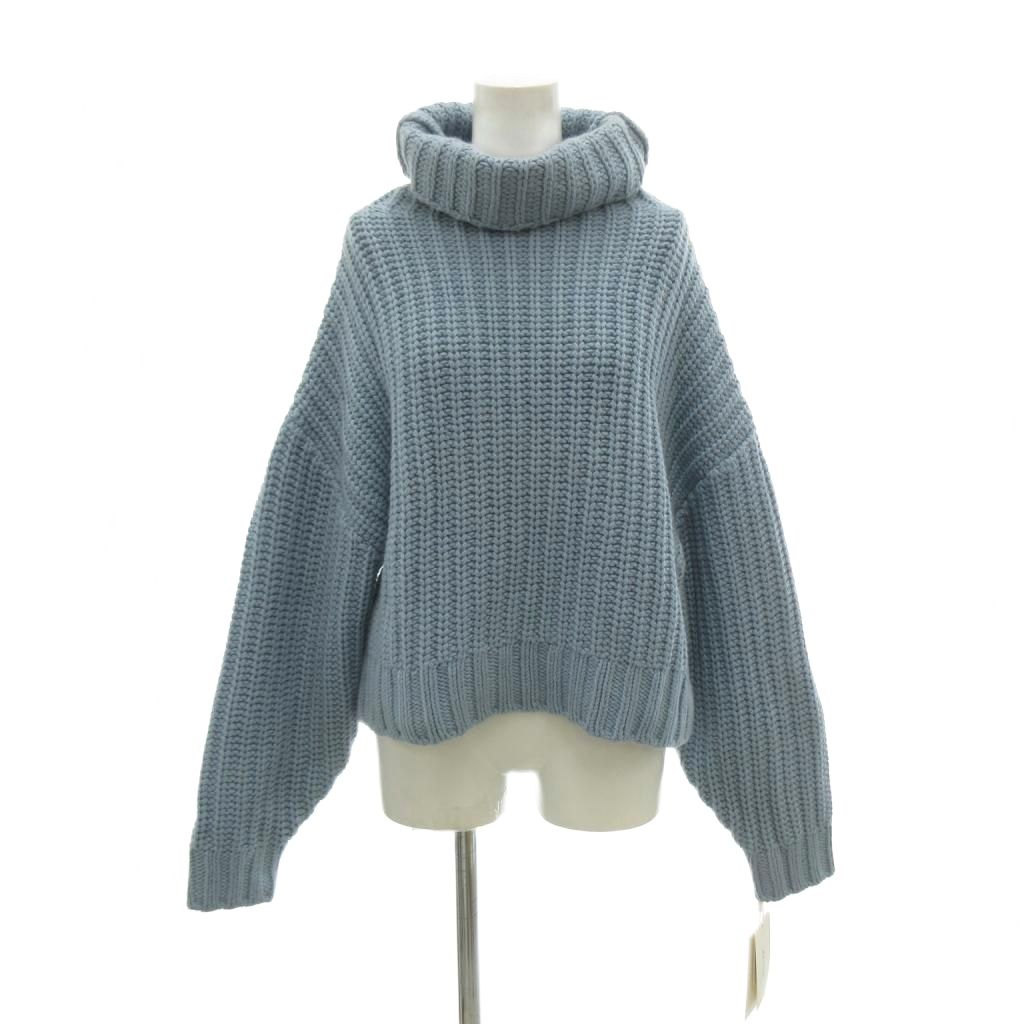 【中古】未使用品 ミラオーウェン Mila Owen タグ付き セーター ニット タートルネック ショート丈 長袖 0 水色 ライトブルー /IB ■ECG009 レディース 【ベクトル 古着】 260923 vectorpremium-19456512 ブランド古着ベクトルプレミアム店 パッケージ画像