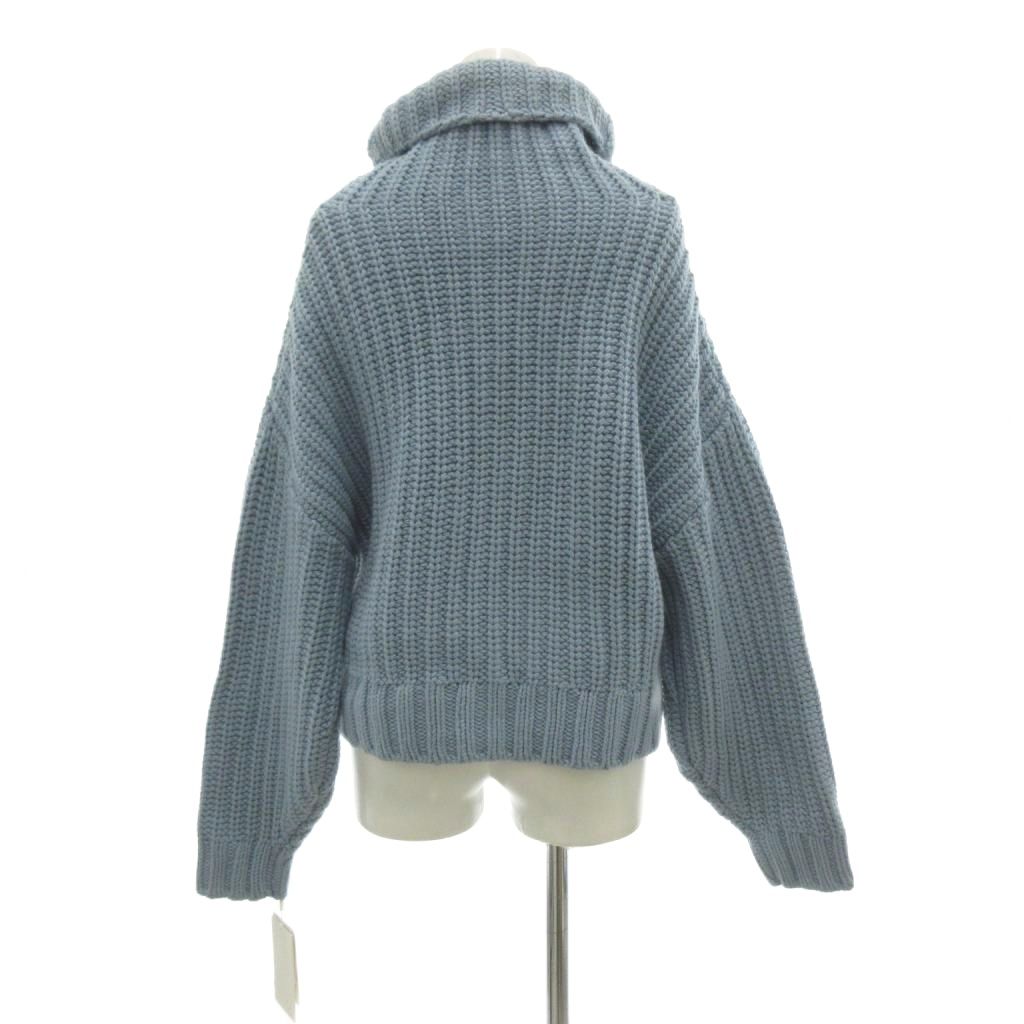 【中古】未使用品 ミラオーウェン Mila Owen タグ付き セーター ニット タートルネック ショート丈 長袖 0 水色 ライトブルー /IB ■ECG009 レディース 【ベクトル 古着】 260923 vectorpremium-19456512 ブランド古着ベクトルプレミアム店 サンプル画像2