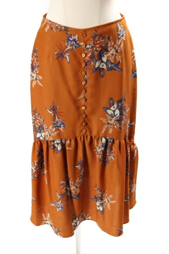 【中古】 ユナイテッドアローズ UNITED ARROWS 18SS スカート フレア ロング 花柄 36 茶 ブラウン /au0409 レディース 【ベクトル 古着】 190409 【中古】 ユナイテッドアローズ UNITED ARROWS 18SS スカート フレア ロング 花柄 36 茶 ブラウン /au0409 レディース 【ベクトル 古着】 190409